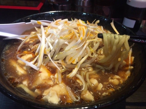 「麻婆豆腐タン麺(750円)」@謙一食堂の写真