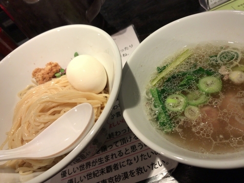 「塩生姜つけ麺」@塩生姜らー麺専門店 MANNISHの写真