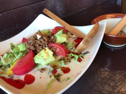 「冷やし担々麺」@鶏そばや 竜神洞の写真