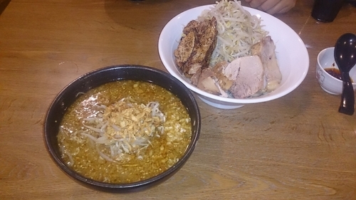 「大つけめんじろ930円+炙り豚150円」@めんじろの写真