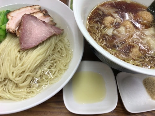「わんたんつけ麺」@らぁめん 夢の写真