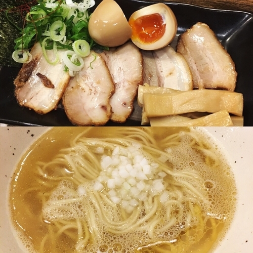 「期間限定 トビ魚煮干し特製白醤油ラーメン」@ラーメン一心 本店の写真