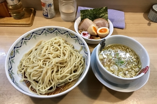 「鴨豚つけそば＋煮玉子」@中華そば 多賀野の写真