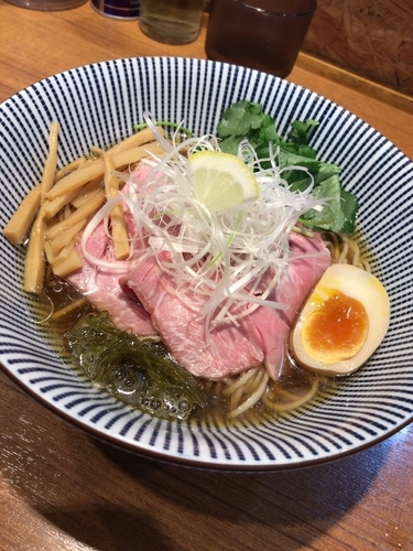「【限定】冷やし煮干しそば 700円」@寿製麺よしかわ 川越店の写真