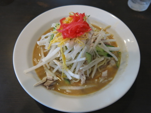 「冷し中華(ごまダレ)：880円」@ラーメン餃子専科 天下一 神谷町店の写真