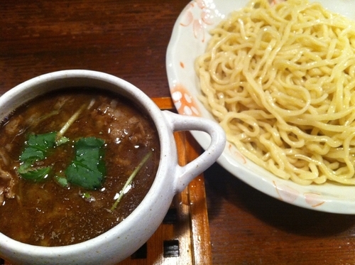 「牛スジつけ麺」@麺舎 ヒゲイヌの写真