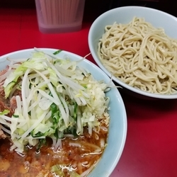 【限定】小つけ麺(ぶた5枚) (ヤサイニンニク)