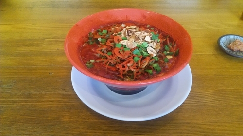 「こってりラーメン」@中華そば 殿 加茂店の写真