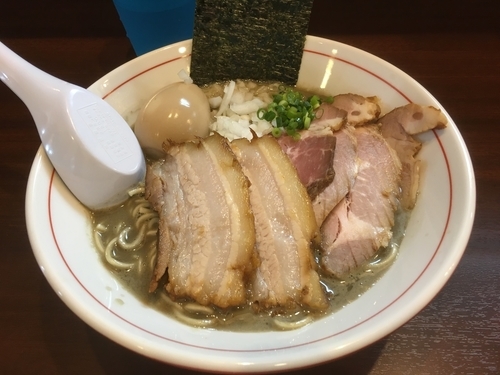 「濃厚煮干し蕎麦+チャーシュートッピング+味玉+油そば」@零一弐三の写真