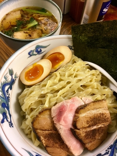 「特製 塩つけ 大 (麺300g) ￥1080」@くじら食堂の写真