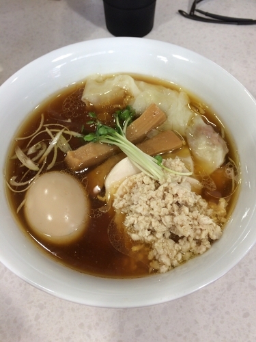 「［限定］山水地鶏と名古屋コーチンの特製醤油」@ラーメン星印の写真