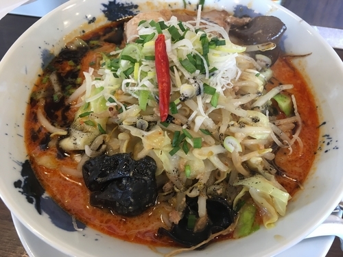 「野菜味噌」@麺屋 愛心 河渡本店の写真