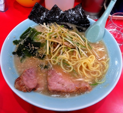 「ネギラーメン（800円）」@ラーメン かいざん 新小岩店の写真