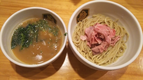 「濃厚真鯛つけ麺」@真鯛らーめん 麺魚の写真