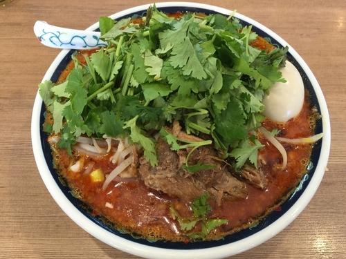 「辛みそビリー_パクチー（大盛）」@凌駕 IDÉAの写真