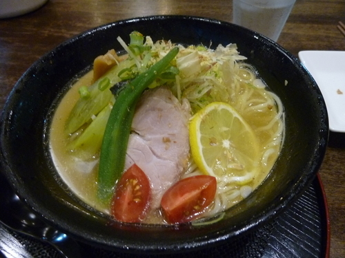 「【限定】貝出し冷やし塩らーめん」@仙臺らーめん 味噌 三礎の写真