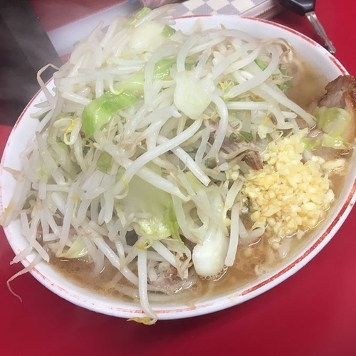 「ラーメンにんにく」@ラーメン二郎 湘南藤沢店の写真