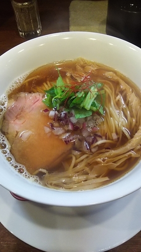 「煮干らぁ麺750円」@麺や維新の写真