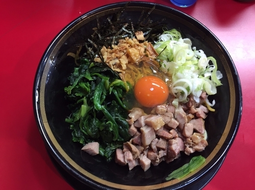 「恵寿卵油そば(700円)」@家系ラーメン とらきち家の写真