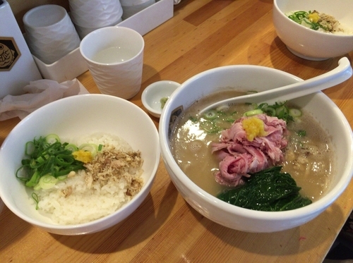 「濃厚真鯛らーめん 雑炊セット」@真鯛らーめん 麺魚の写真