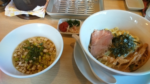 「[限定C]煮干冷し盛りそば850円」@麺屋壱心の写真