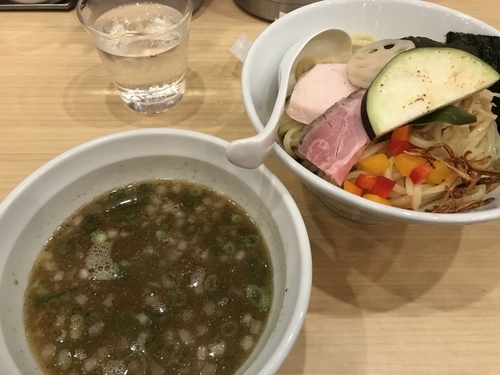 「塩つけsoba」@銀座 篝 大手町店の写真