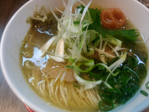 「梅塩らーめん　920円」@柳麺 呉田-goden-の写真