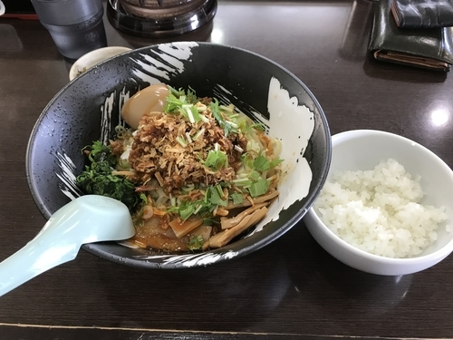 「味噌坦坦まぜそば」@山びこの写真