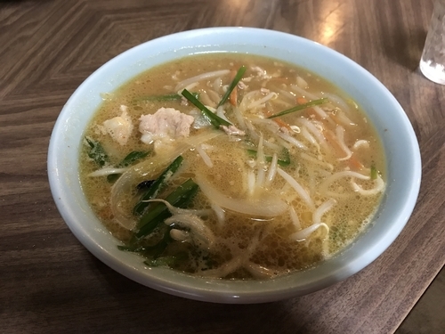 「みそラーメン 750円」@マルシンバンバンの写真