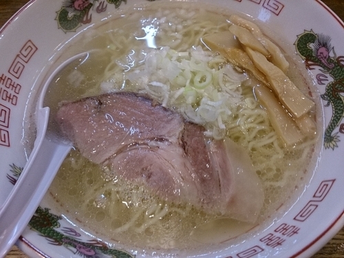 「朝専用中華そば 塩」@らあめん 寸八 総本店の写真