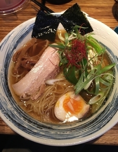 「ネギラーメン 830円」@ラーメンバル 青の写真
