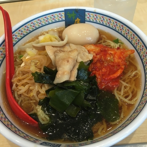 「冷やしラーメン」@どうとんぼり神座 渋谷店の写真