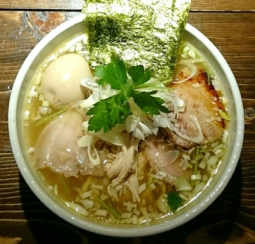 「鶏そば(塩) 特製」@神田とりそば なな蓮の写真