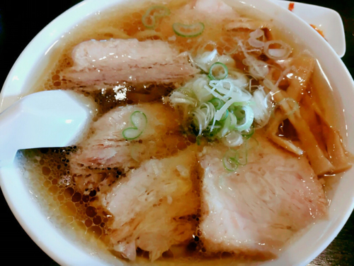 「チャーシューメン830円＋焼き餃子」@佐野青竹手打ちラーメン 大和の写真