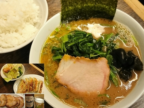 「塩らーめん（ハーフ）￥550＋ホウレン草￥100」@伝家 志木店の写真