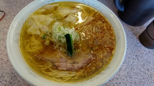「塩ネギワンタン」@ラー麺専門店 こしがやの写真