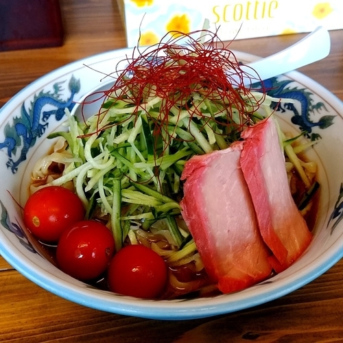 「冷やし中華」@まるえ食堂の写真
