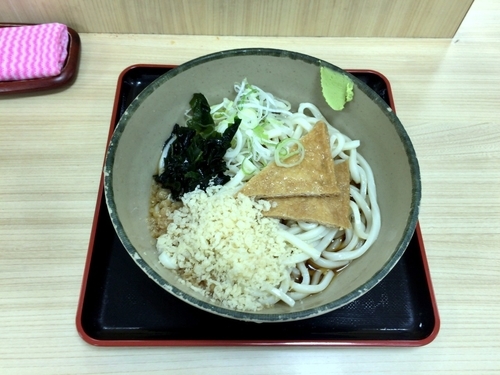 「朝そば（冷やしうどん）」@名代 箱根そば 祖師ヶ谷大蔵店の写真