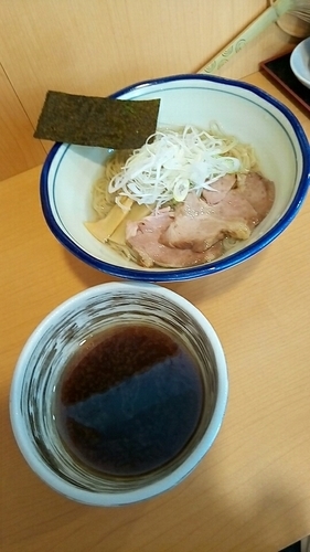 「鶏ダシ醬油つけ麵９００円」@麺処 富士松の写真
