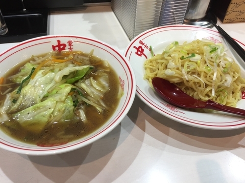 「冷やし醤油タンメン」@蒙古タンメン 中本 吉祥寺店の写真