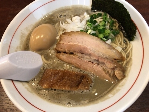 「濃厚煮干し蕎麦＋味玉＋油そば(和え玉)」@零一弐三の写真