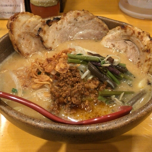 「信州味噌炙りチャーシュー麺」@麺場 田所商店 牛久店の写真