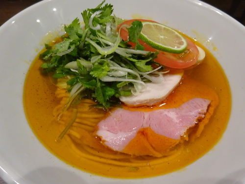 「和牛エスニックラーメン　和風ガパオライス　　1000円」@八咫烏の写真
