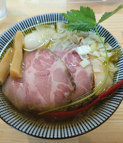 「(松)特級中華そば 白醤油」@自家製麺 くろ松の写真