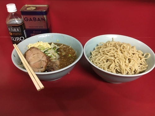 「ぎょったまつけ麺 ➕ ニンニクマシマシ」@ラーメン二郎 中山駅前店の写真