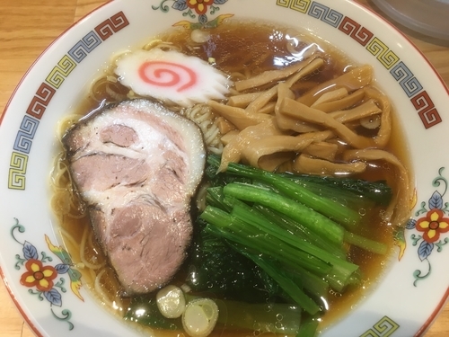 「中華そば650円」@丸八そば店の写真