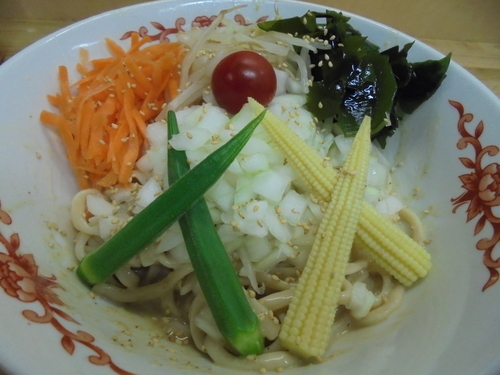 「【限定】冷やし中華　９００円」@ラーメン 登良治郎の写真