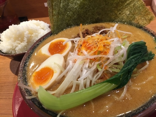 「担々麺 並 880円 のり増し 50円」@横浜家系ラーメン 大森家の写真