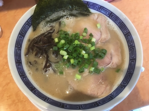 「ラーメン680円」@博多豚骨ラーメン田原の写真
