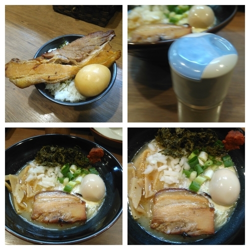 「ド（ク）リーム煮干燻製SOBA大盛り」@麺家 Shumen Doushiの写真
